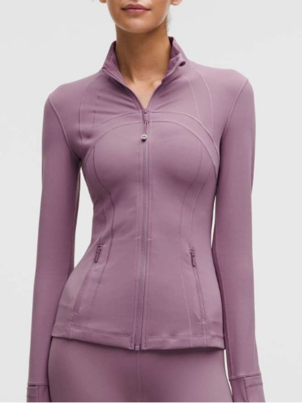 Lululemon Define Jacket Size 4 Pink Taupe/Mauve